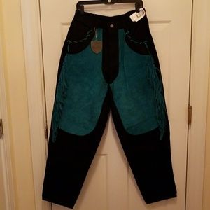 Teal black jean 33w 32L